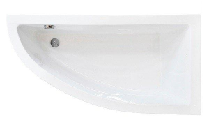 BESCO wanna asymetryczna PRAKTIKA 140x70 prawa - DARMOWA DOSTAWA + SYFON AUTOMAT  