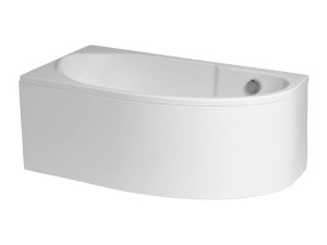 Polimat - Wanna akrylowa Miki 145x85 Lewa + obudowa + syfon