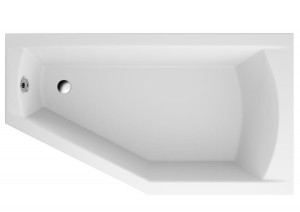 Polimat - Wanna akrylowa Selena 160x90 prawa + syfon automatyczny