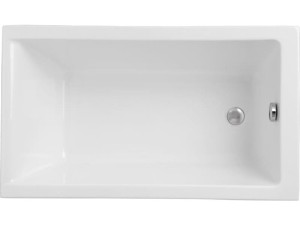 Polimat - Wanna akrylowa Capri 120x70 + syfon automatyczny