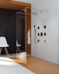Ścianka prysznicowa HERA 100 z powłoką Clean Glass