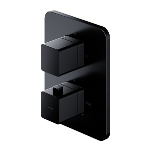 OMNIRES bateria termostatyczna prysznicowo- wannowa PARMA BLACK MAT 