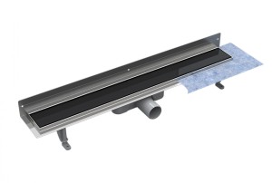 BESCO odpływ liniowy przyścienny VIRGO NEXT BLACK 80 cm - DARMOWA DOSTAWA