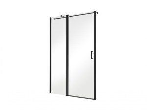 BESCO drzwi prysznicowe uchylne exo-c black 100 - Darmowa Dostawa
