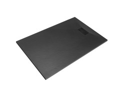 BESCO brodzik prostokątny czarny VEXO BLACK 120x90 - DARMOWA DOSTAWA 