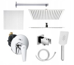 GROHE BAUEDGE  zestaw natryskowy podtynkowy SQUARE SLIM 25 cm 