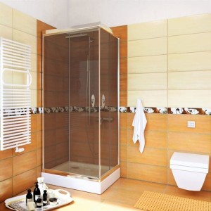 Kabina prysznicowa Stylio 90x90x190 BK502QG+ Grafitowa - Darmowa Dostawa