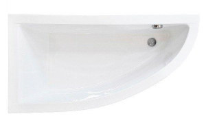 BESCO wanna asymetryczna PRAKTIKA 150x70 lewa- DARMOWA DOSTAWA + SYFON AUTOMAT  