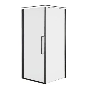 Kabina prysznicowa przyścienna FRESH LINE 90x90x200 BK260T09K Czarny mat