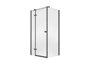 BESCO kabina prysznicowa PIXA BLACK 90x90x195 lewa - DARMOWA DOSTAWA