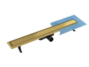 BESCO odpływ liniowy  VIRGO GOLD DUO 60 cm