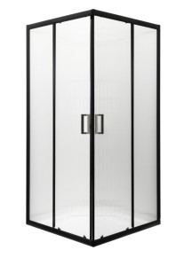 Novoterm Kerra - Kabina prysznicowa Soho SQ BL SOLO 90x90x190