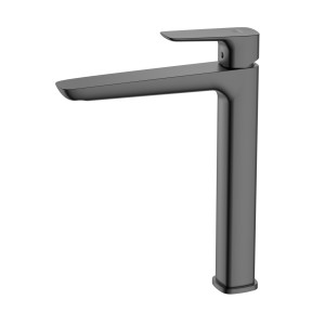 Avapax QANIX, Bateria umywalkowa stojąca wysoka, gun metal
