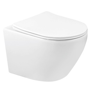 KERRA miska WC powieszana KASOS  z deską wolnoopadającą 