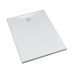 Schedline Brodzik kompozytowy Stabilsound Plus® Magnific White Stone 90x120x4 cm, prostokątny, Gwarancja 15 lat