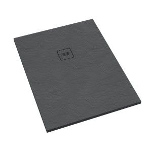 Schedline Brodzik kompozytowy Stabilsound Plus® Protos Grey Stone 100x180x4 cm, prostokątny, Gwarancja 15 lat