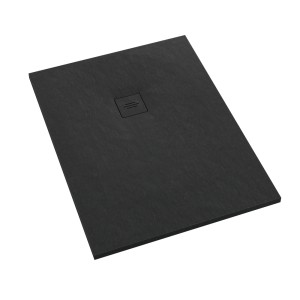 Schedline Brodzik kompozytowy Stabilsound Plus® Protos Black Stone 90x140x3,5cm, prostokątny, Gwarancja 15 lat