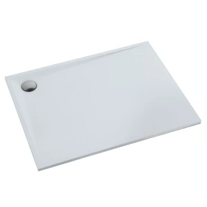 Schedline Brodzik kompozytowy Stabilsound Plus® Libra Smooth White 70x100x3 cm, prostokątny, Gwarancja 15 lat