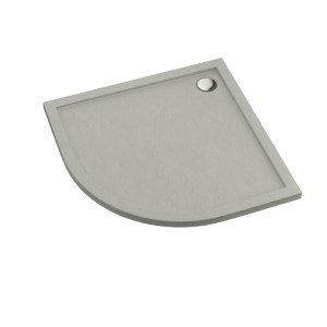 Schedline Brodzik akrylowy Sharper Cement Stone 90x90x4,5 cm R55, półokrągły, Gwarancja 7 lat