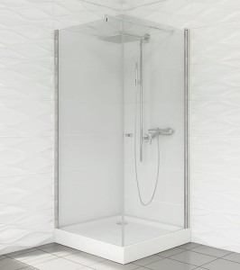 DUSO - Kabina prysznicowa bezprofilowa 90x90x195 